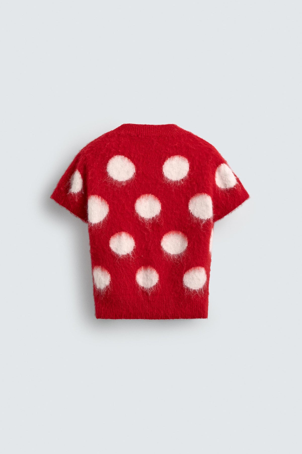 Brushed Knit Polka Dot