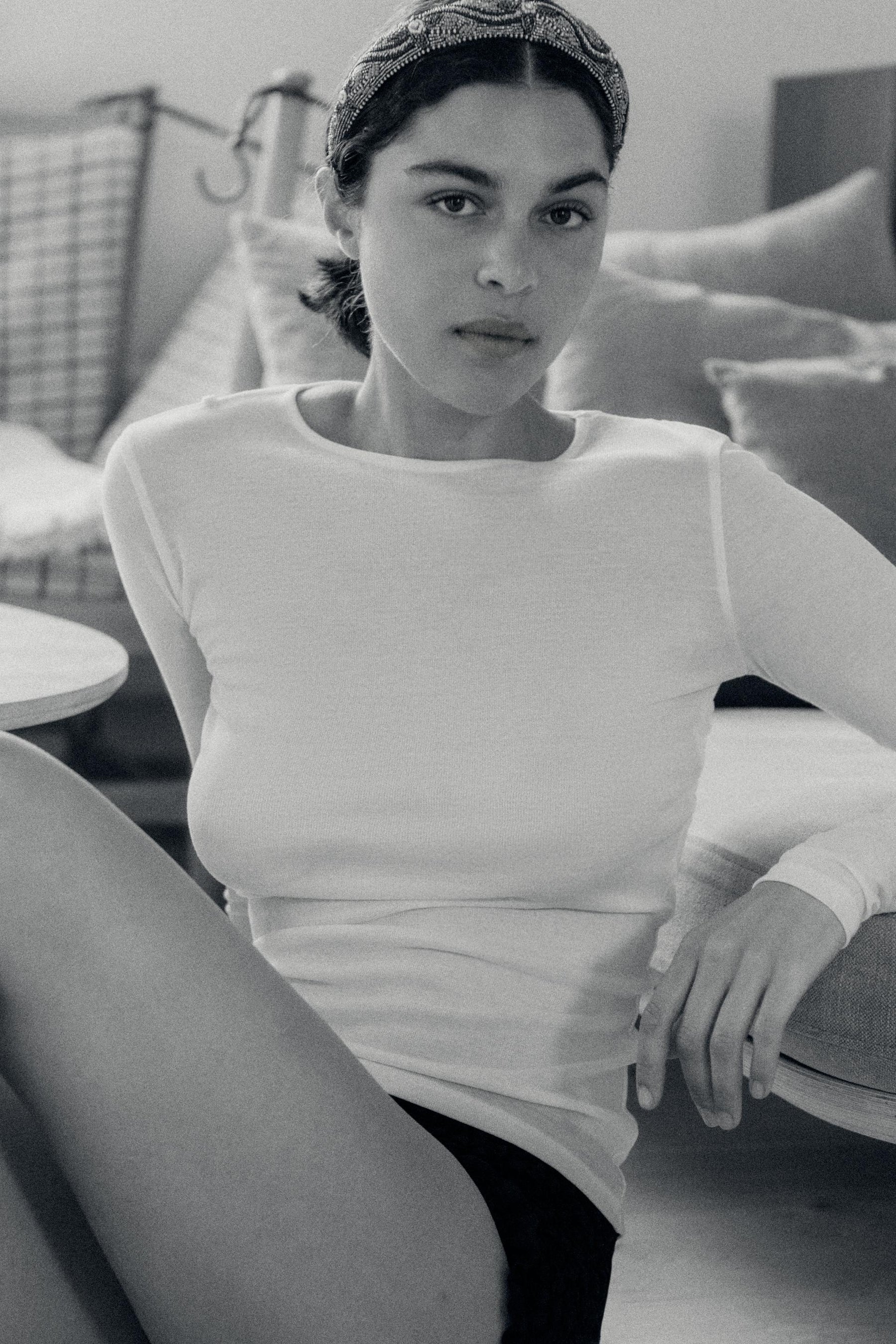 Lyocell T-Shirt with Back