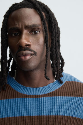 STRIPED PURL KNIT SWEATER - Image 5