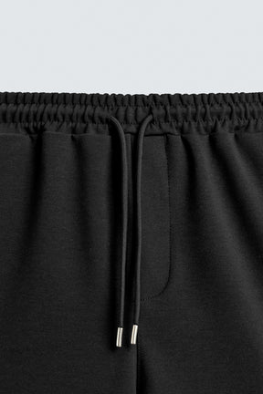 INTERLOCK BERMUDA SHORTS WITH LABEL - Image 9