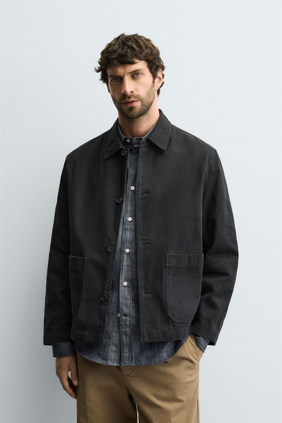 LIGHTWEIGHT TWILL JACKET - Image 2