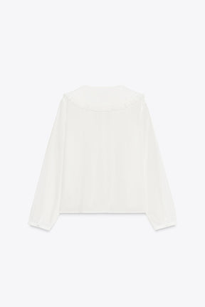 EMBROIDERED COLLAR SHIRT