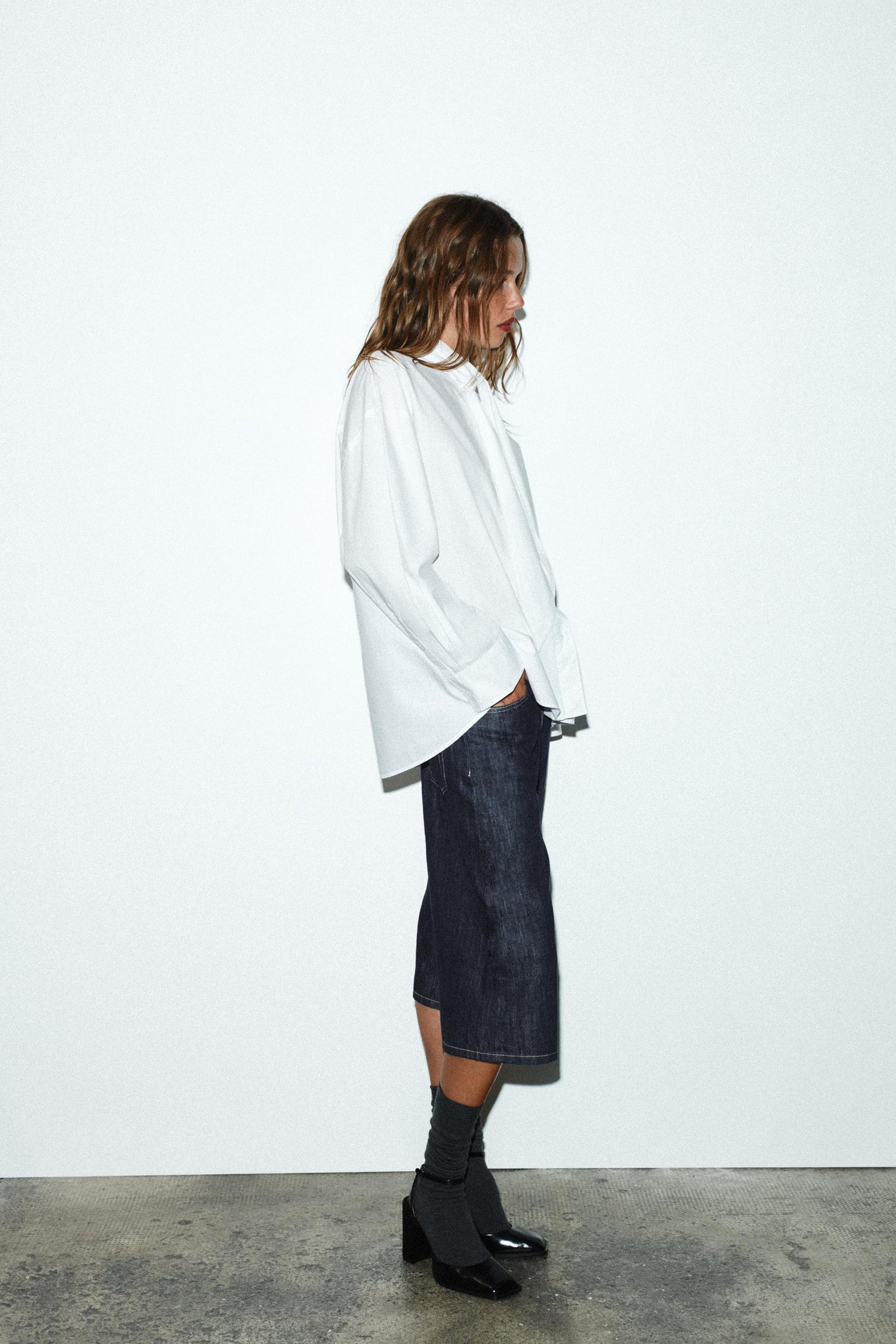 Oversized Poplin Shirt with
