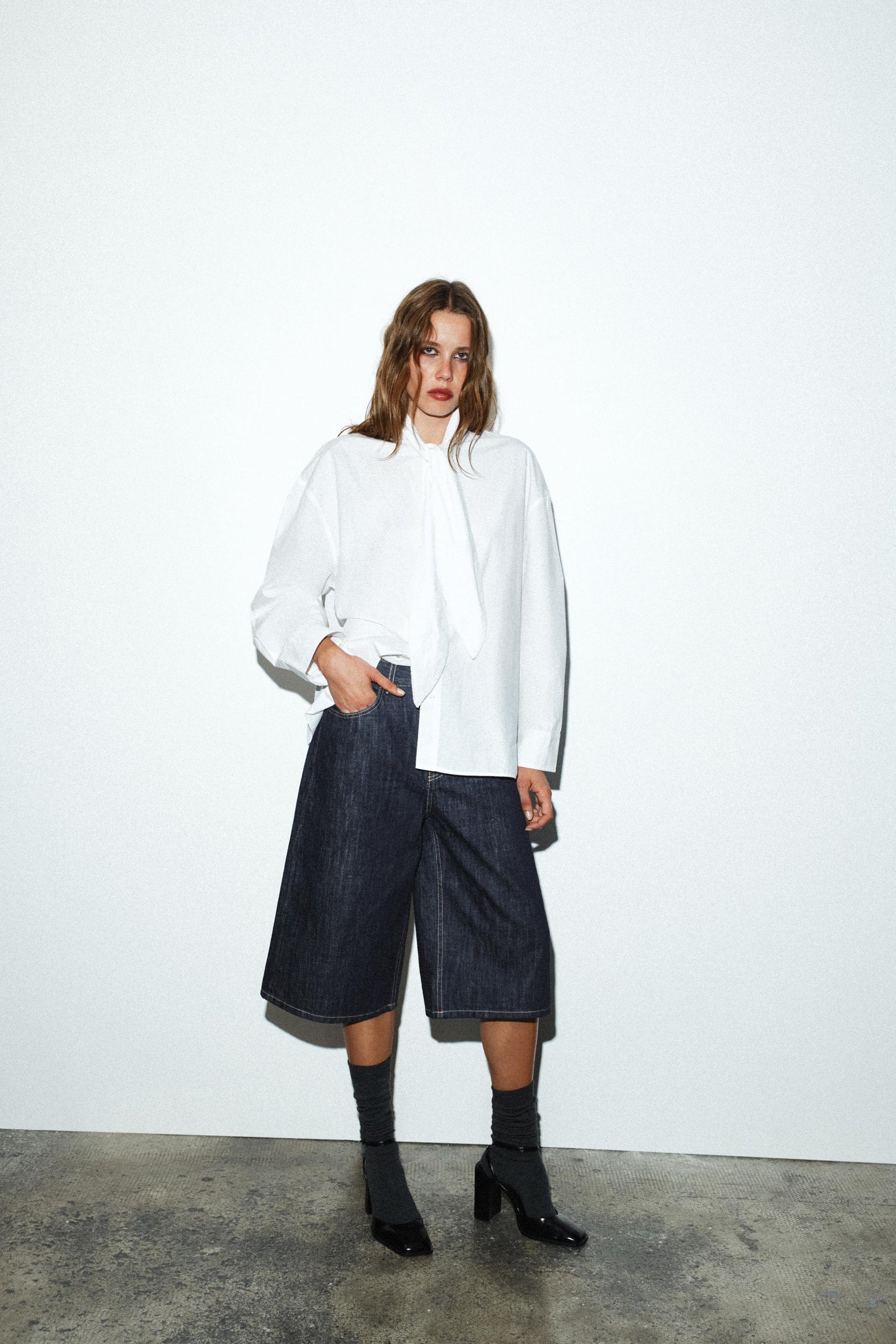 Oversized Poplin Shirt with