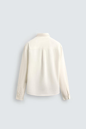 EMBROIDERED COTTON/LINEN SHIRT - Image 8