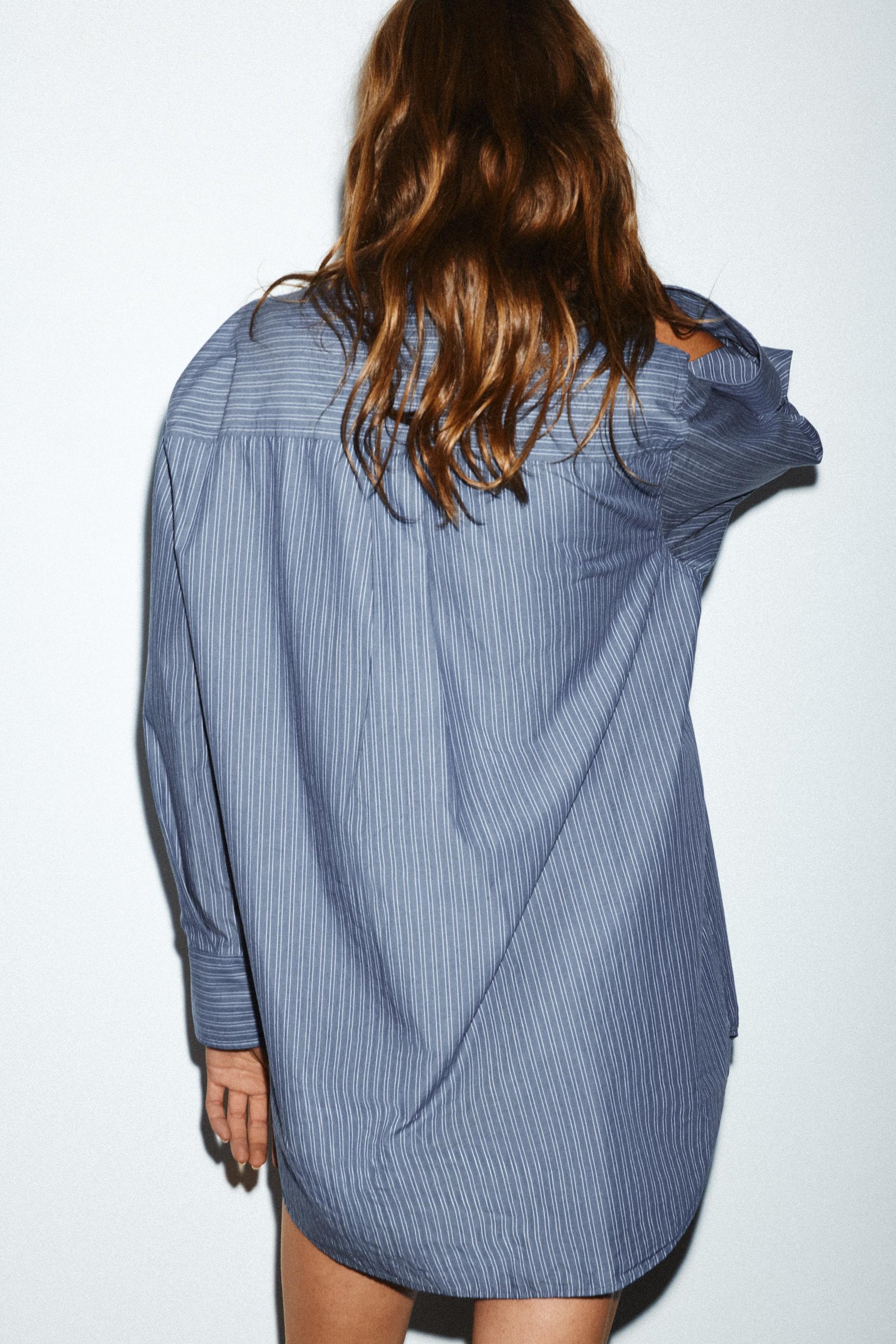 Striped Poplin Shirt