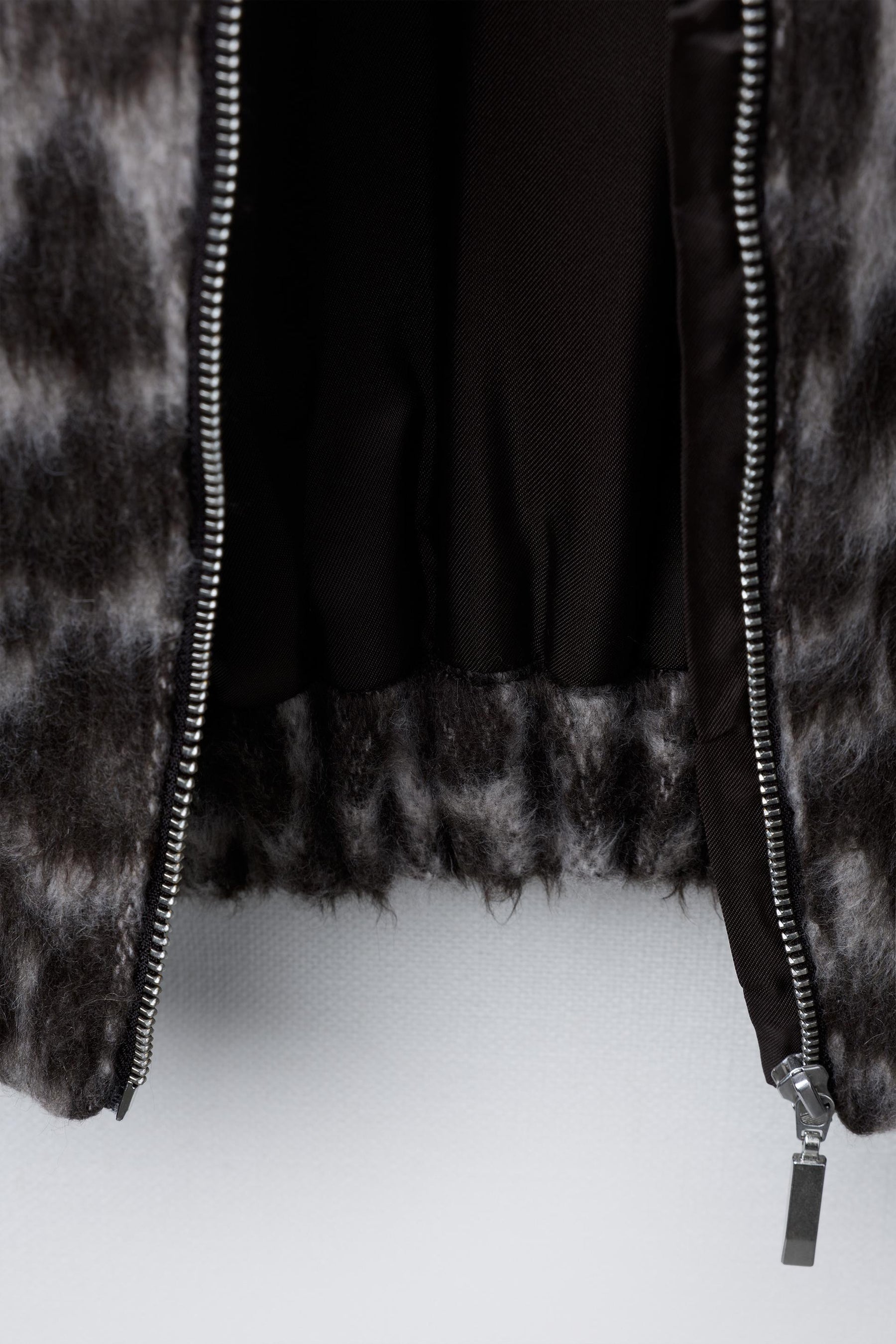 ANIMAL PRINT BOMBER JACKET - Image 7