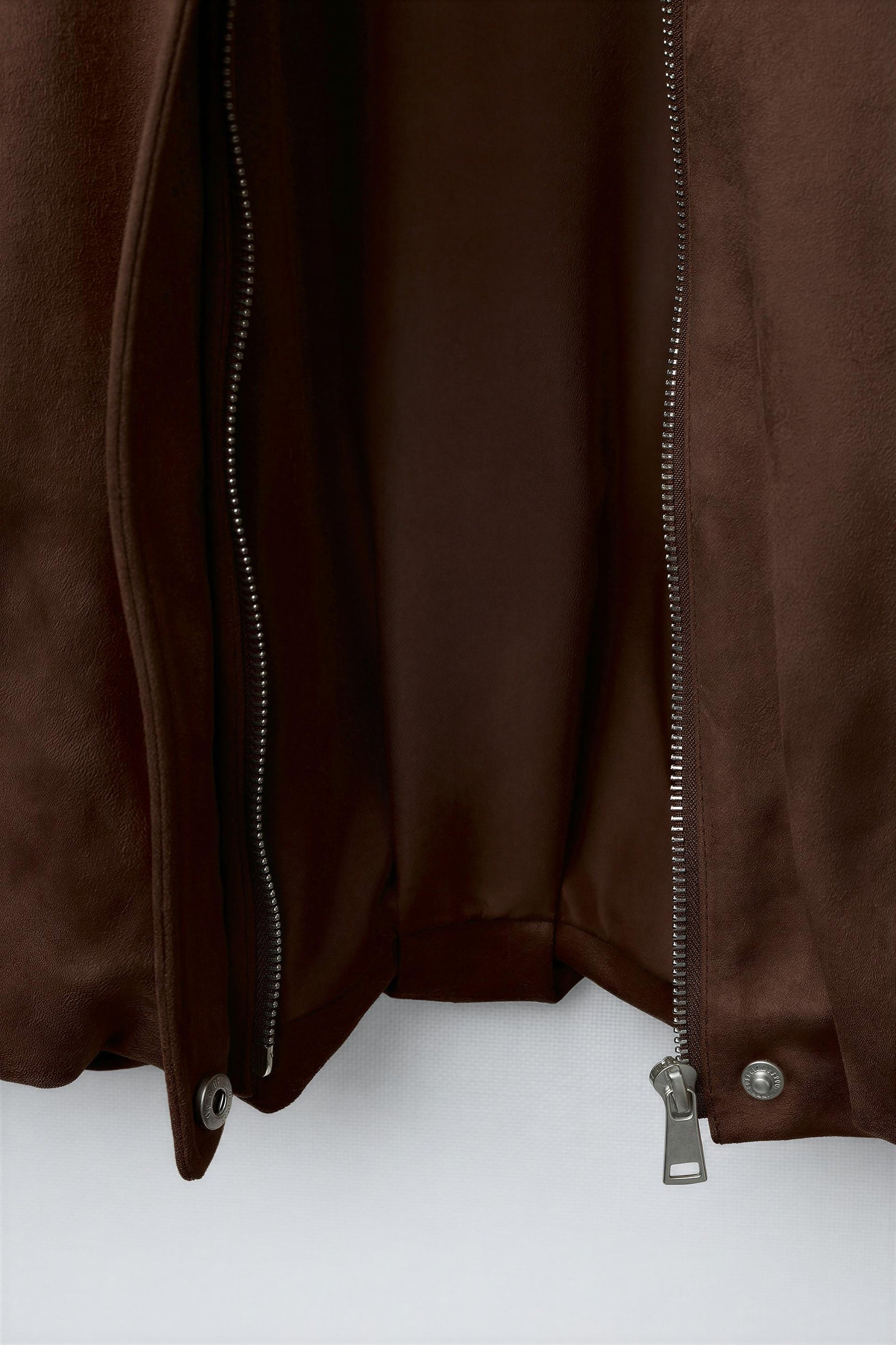 FAUX SUEDE BOMBER JACKET - Image 6