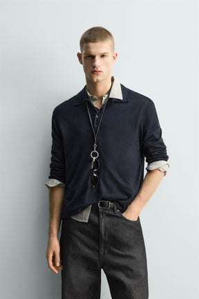 TEXTURED POLO SHIRT - Image 2