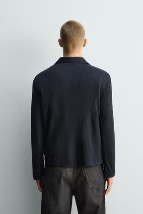 TEXTURED POLO SHIRT - Image 3