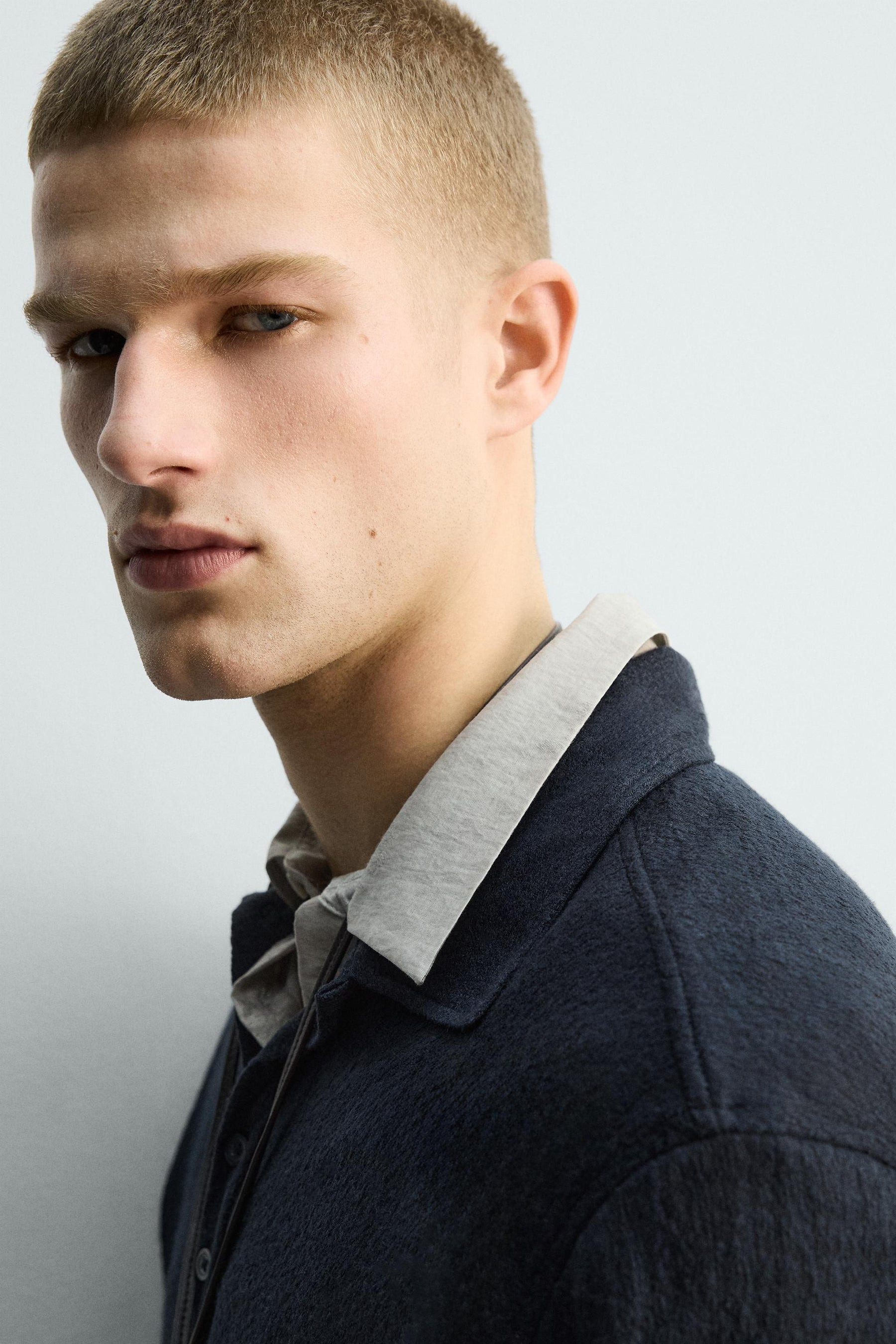 TEXTURED POLO SHIRT - Image 7