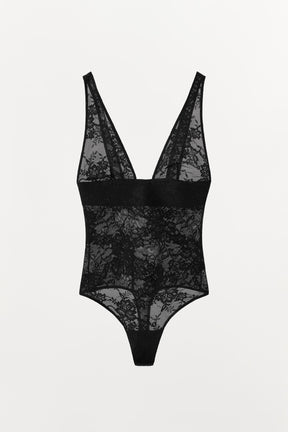 LACE POLYAMIDE BODYSUIT