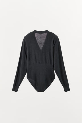 KNIT BODYSUIT WITH PADS