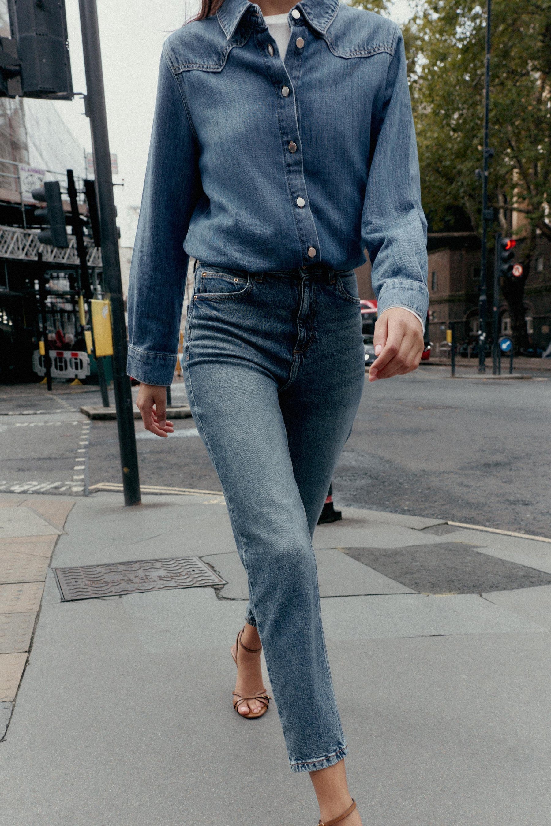 Fluid Denim Shirt