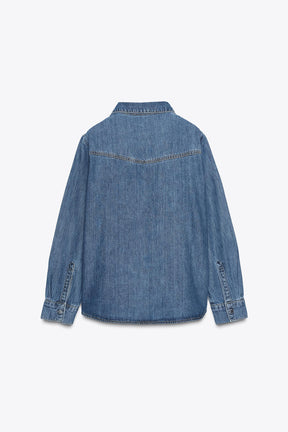 Fluid Denim Shirt
