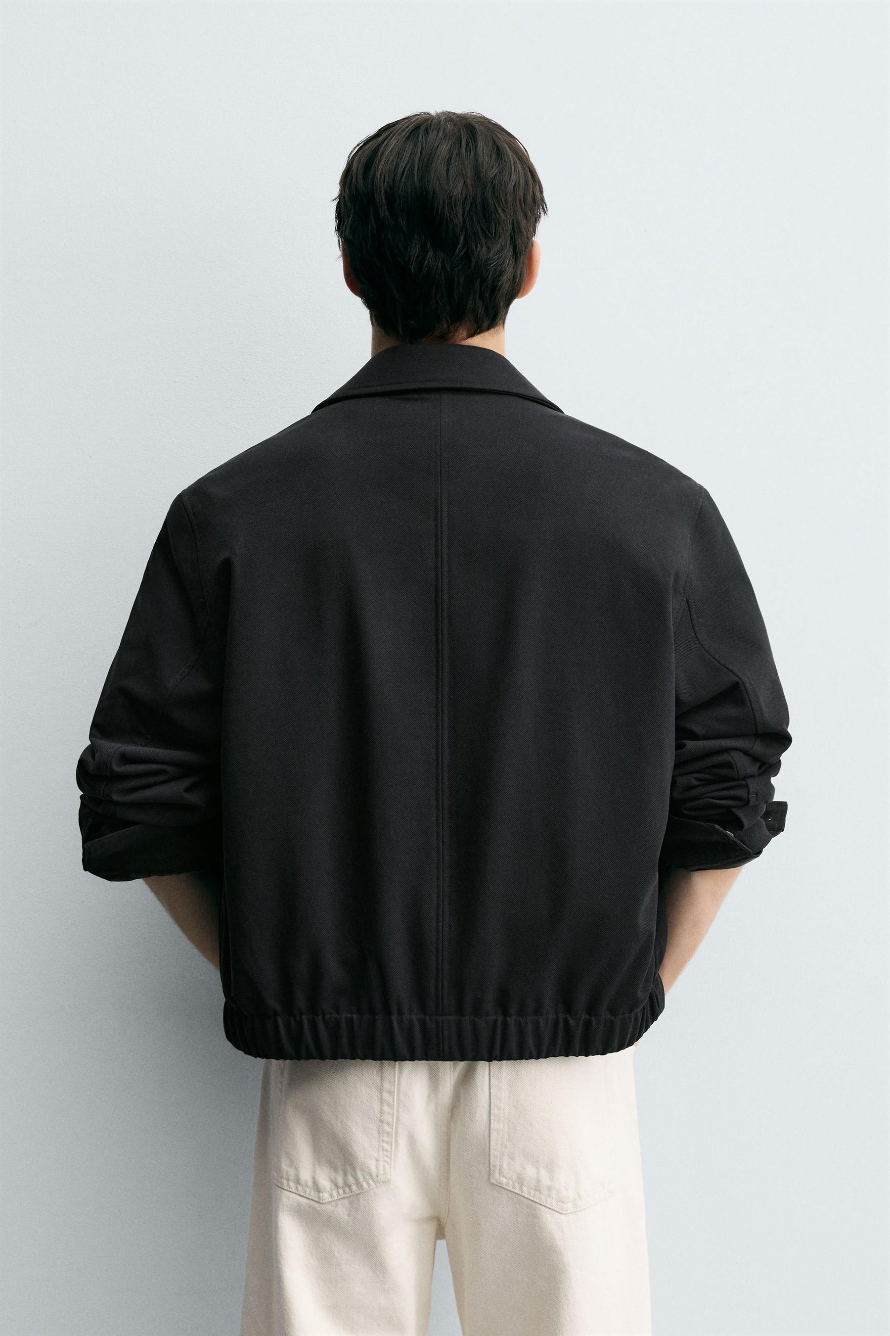 TEXTURED TWILL JACKET - Image 3