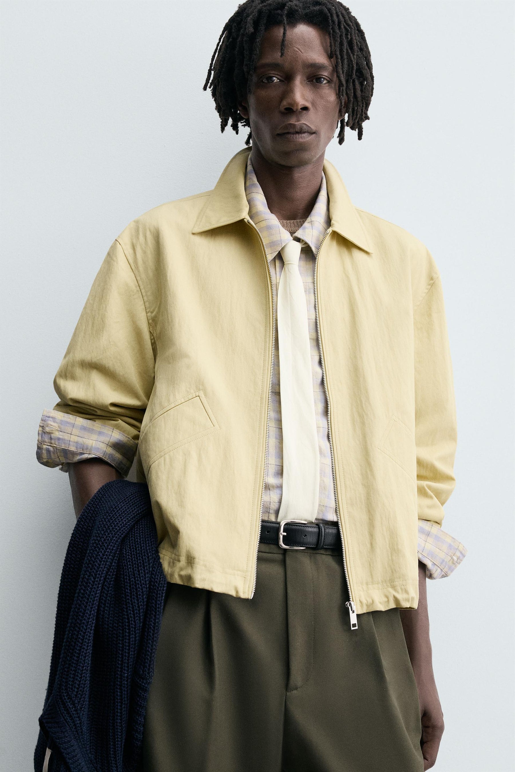 STRUCTURED CROPPED FIT JACKET - Image 6