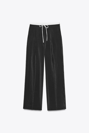 WIDE-LEG TROUSERS WITH WAIST