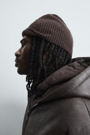 RIBBED WOOL BEANIE - Image 2
