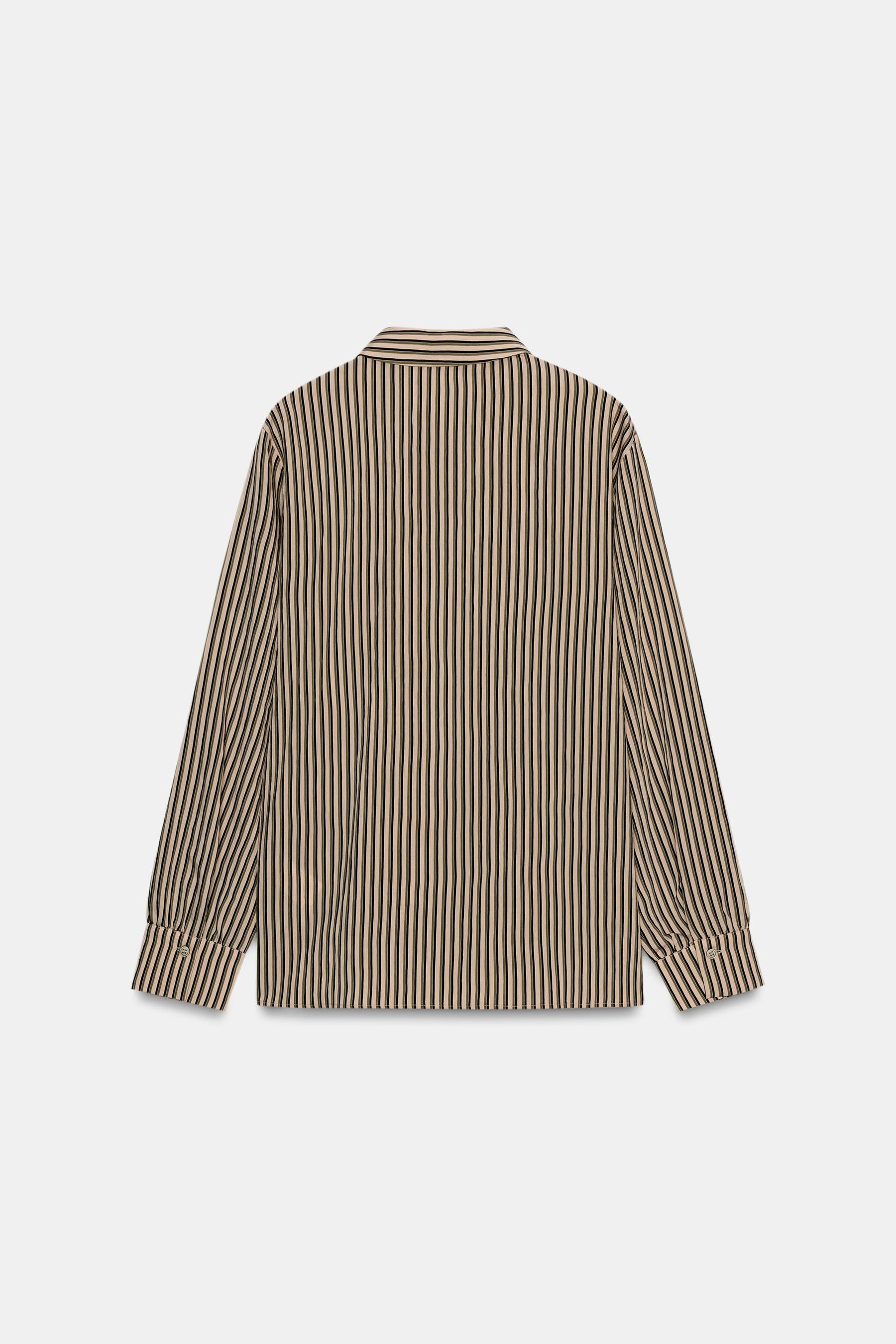 Striped cotton shirt
