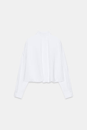 Balloon Poplin Shirt