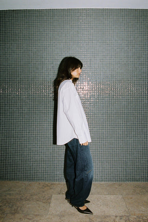 Poplin Shirt with Pocket