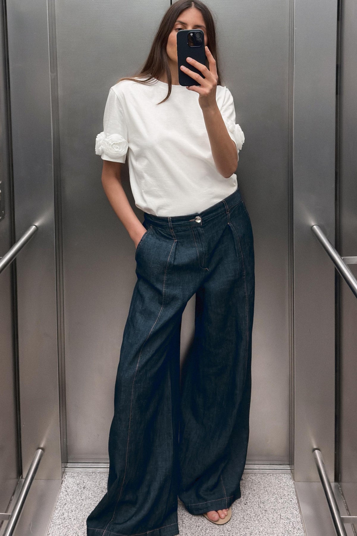 Floral Voluminous T-Shirt