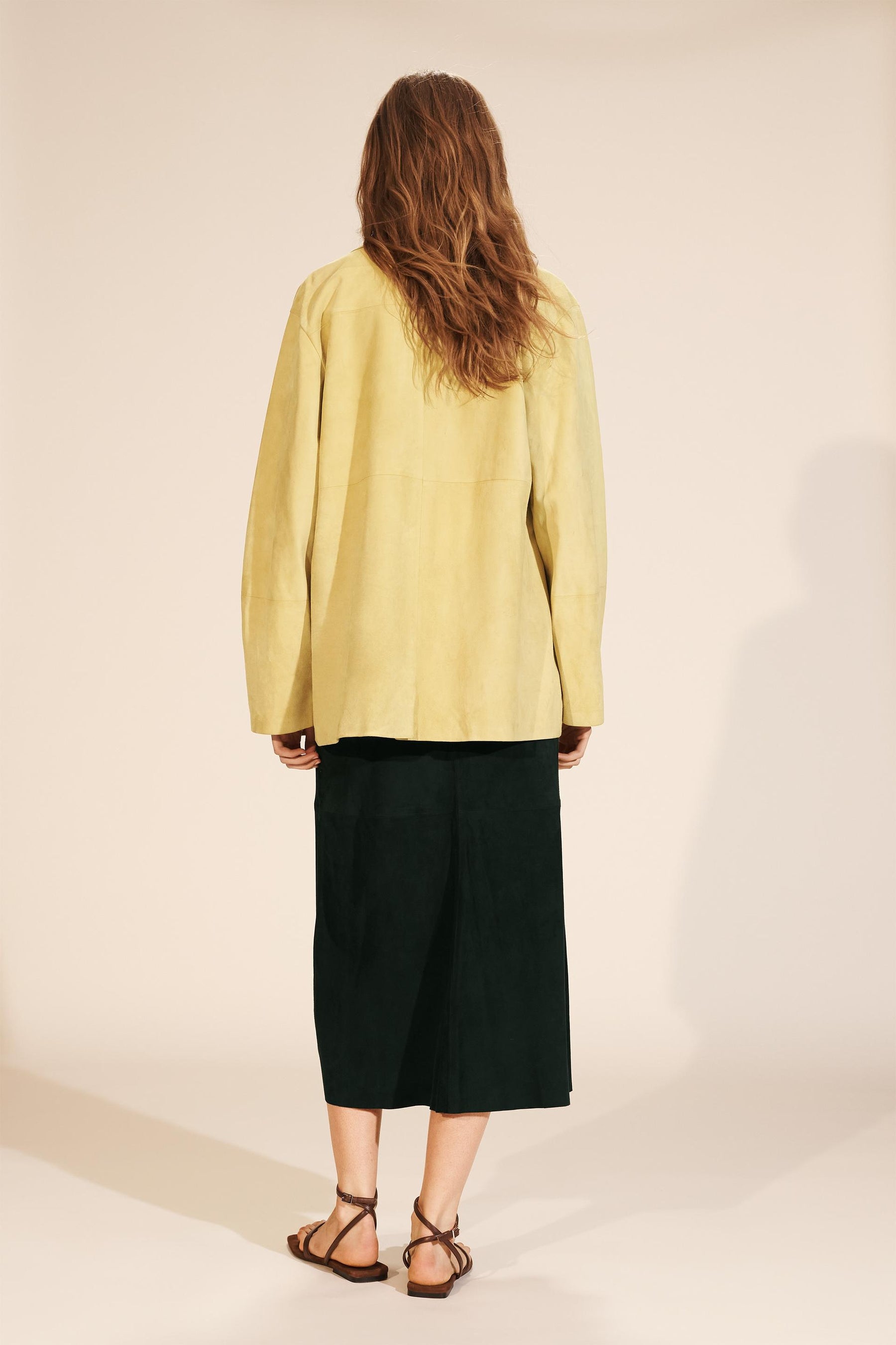 Suede Leather Pocket Shirt