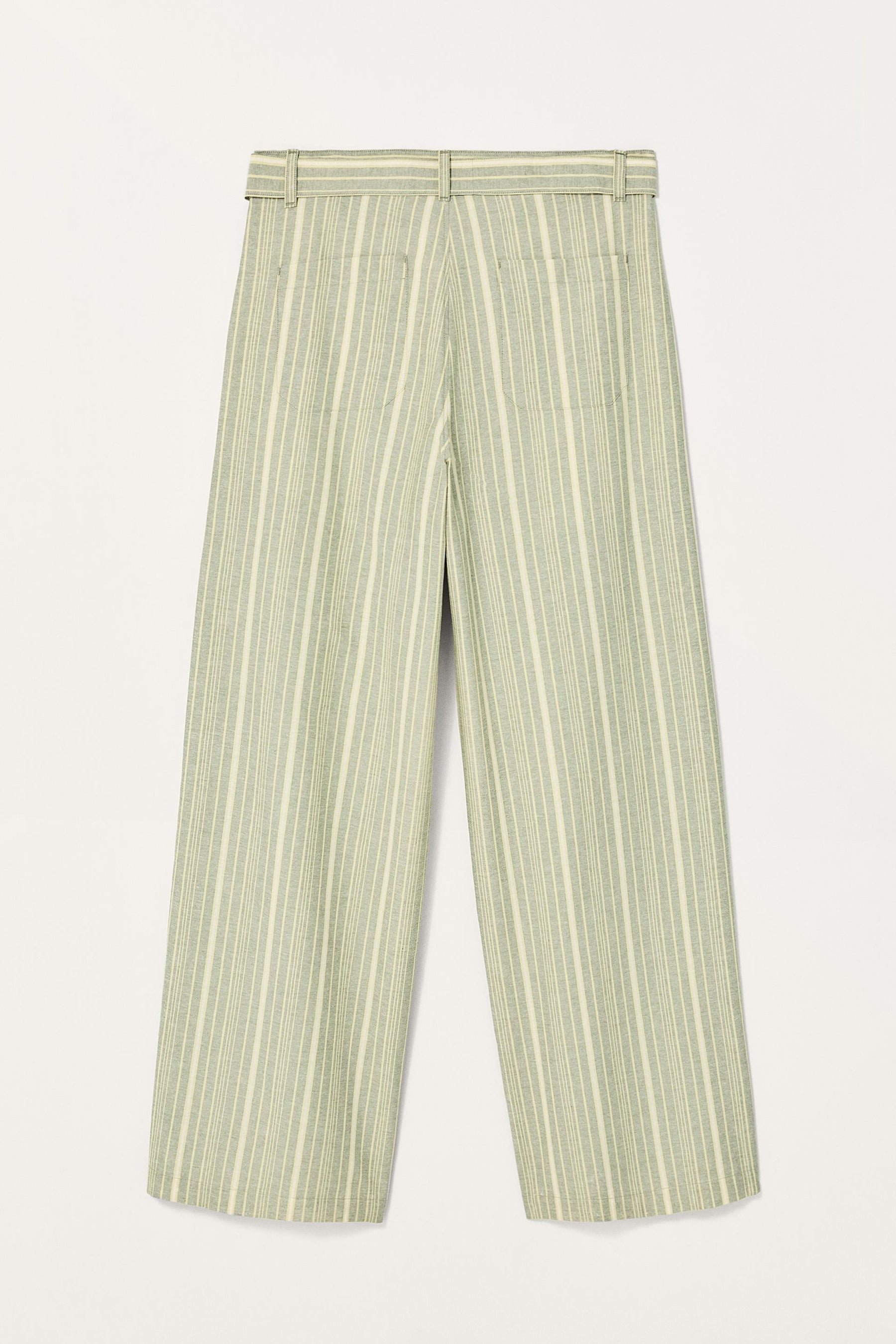 LIMITED EDITION STRIPED WIDE-LEG TROUSERS - Image 5