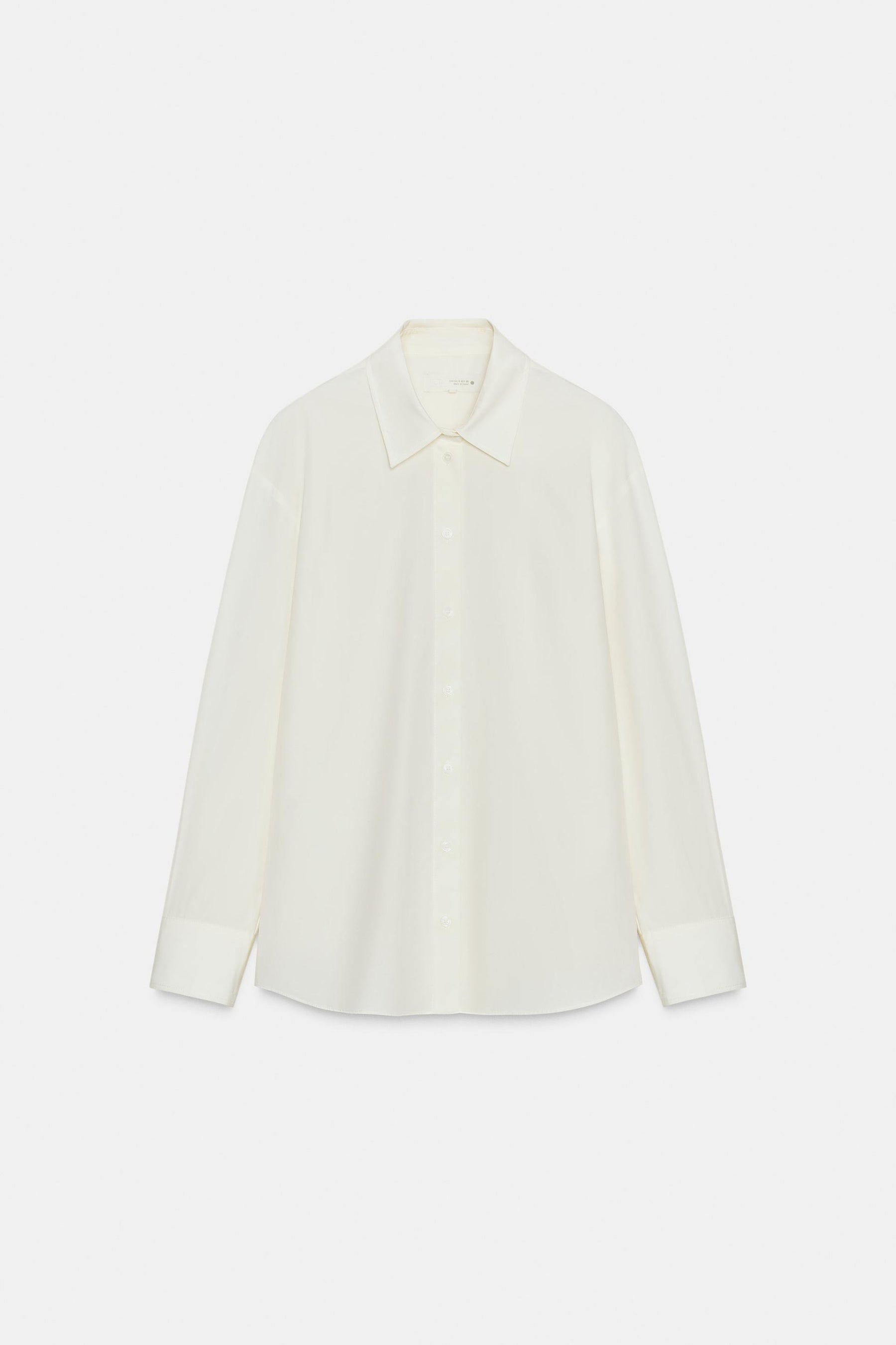 Poplin Shirt with Fur