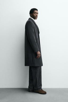REGULAR FIT WOOL COAT - Image 4