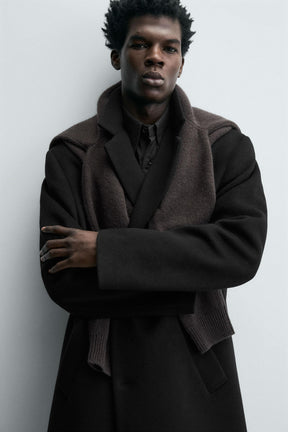REGULAR FIT WOOL COAT - Image 5
