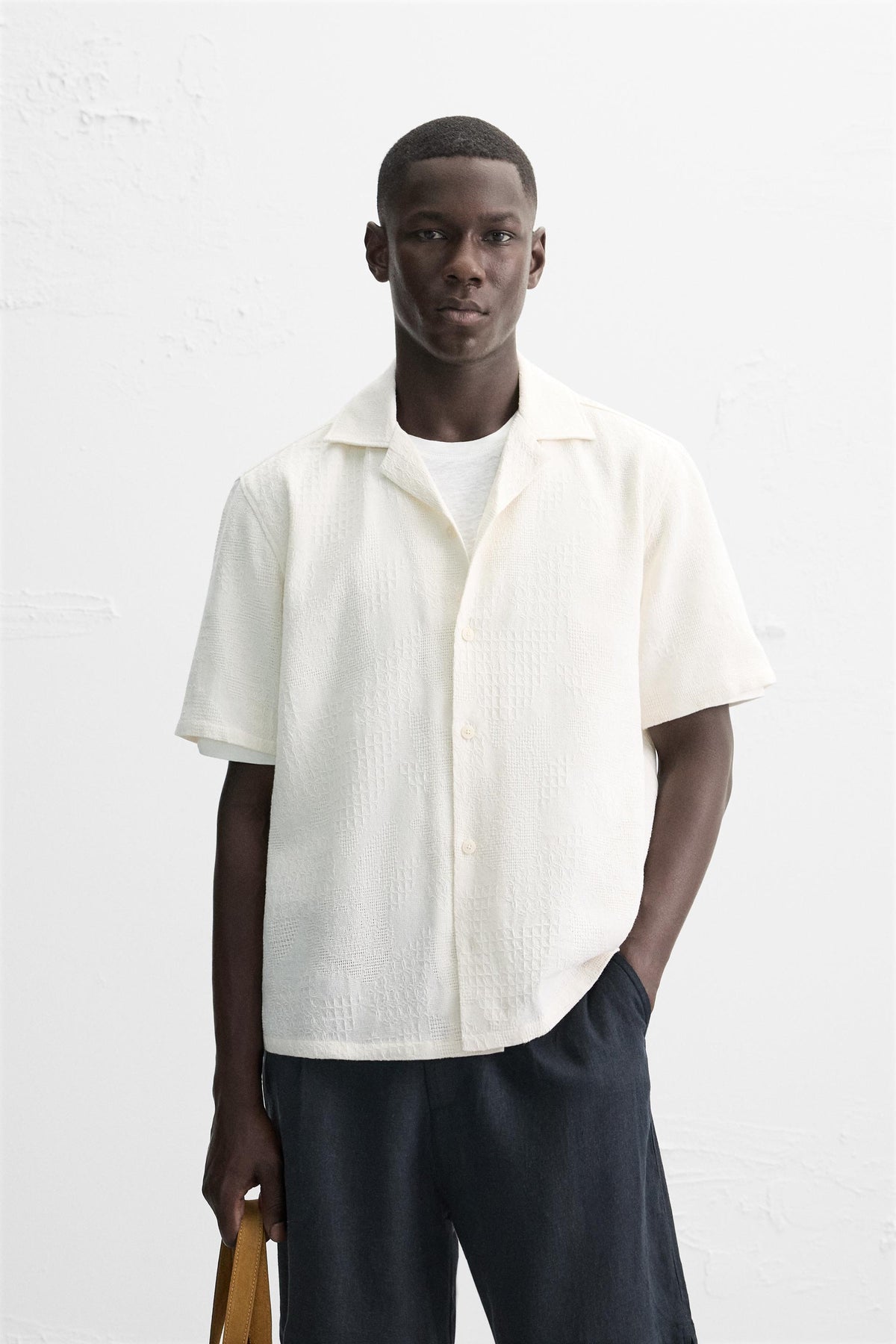 RELAXED FIT JACQUARD SHIRT - Image 2