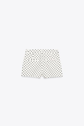 Polka Dot Mini Shorts