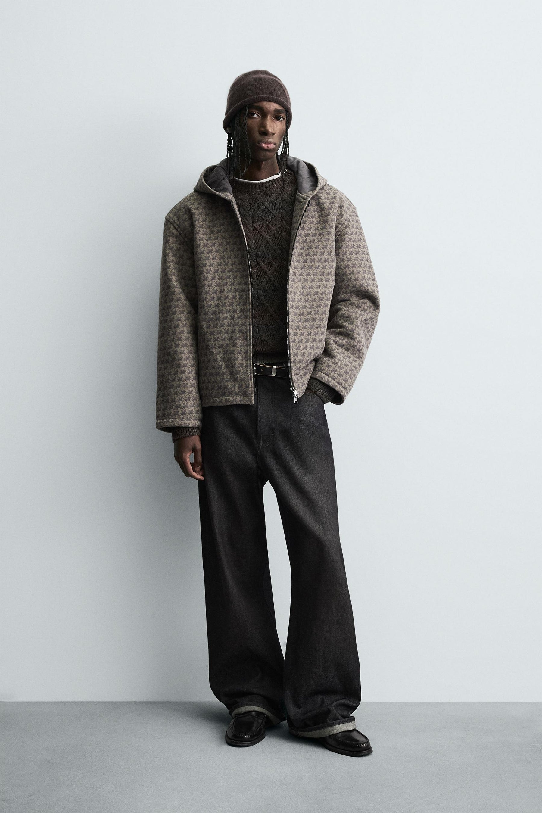 HORSE PRINT HOODIE JACKET - Image 1