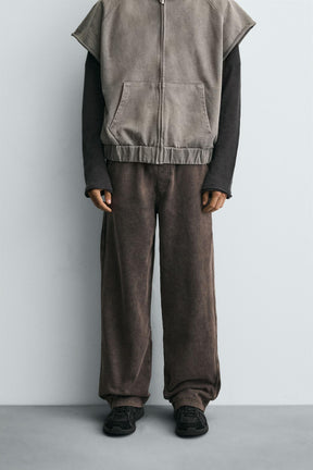 WASHED RELAXED FIT JOGGER TROUSERS - Image 2
