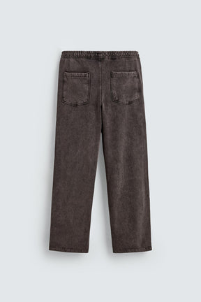 WASHED RELAXED FIT JOGGER TROUSERS - Image 8