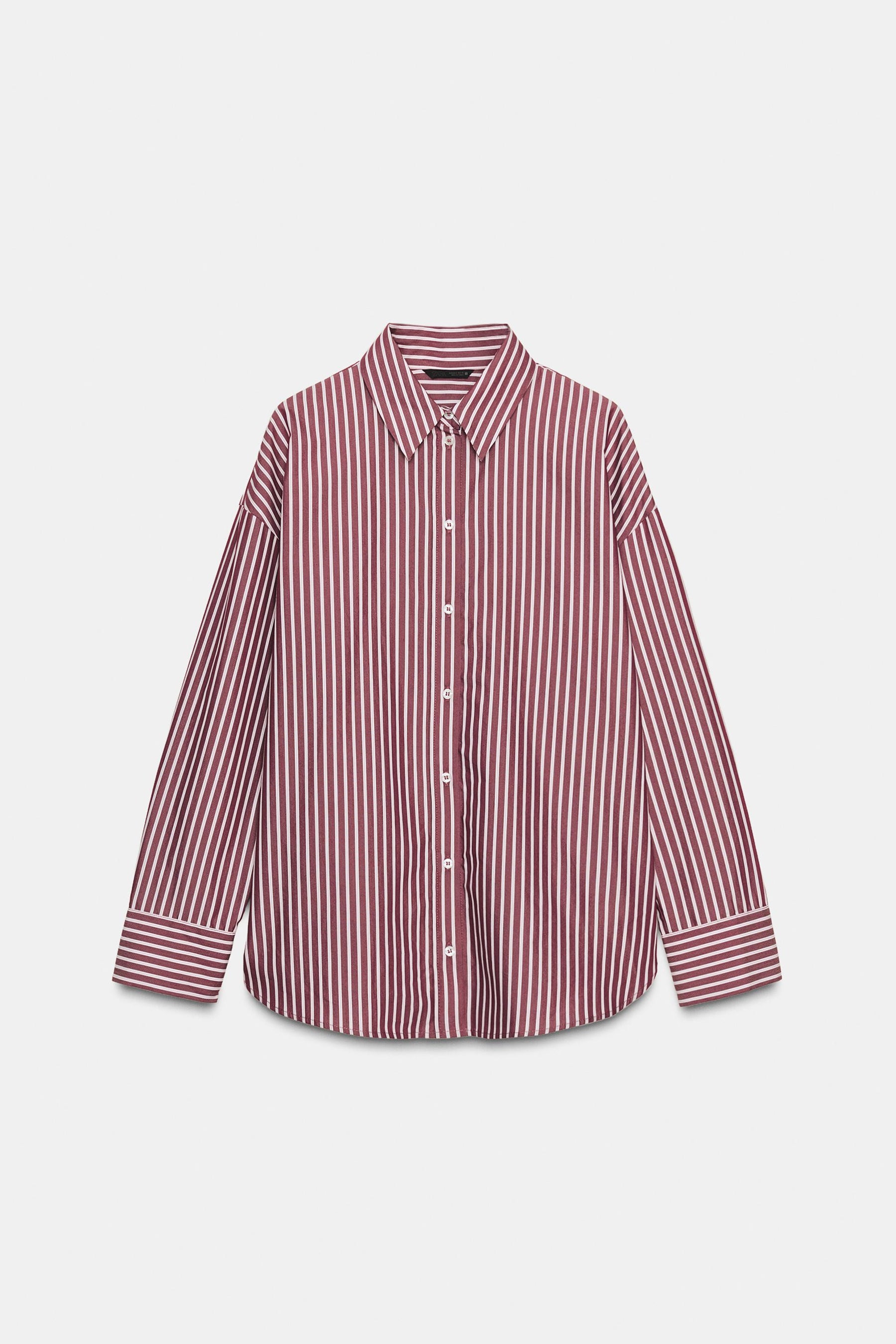 STRIPED POPLIN SHIRT