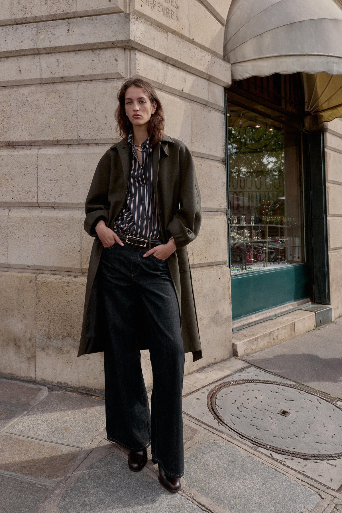 Striped cotton shirt