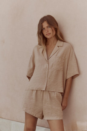 Flowing Short Sleeve Shirt