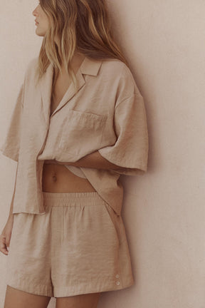 Flowing Short Sleeve Shirt