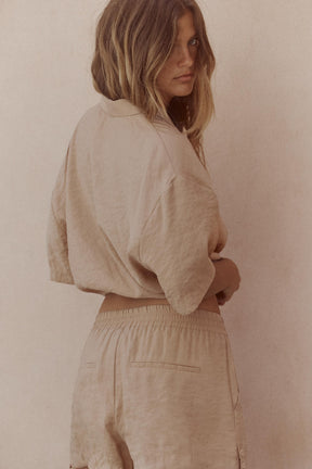 Flowing Short Sleeve Shirt