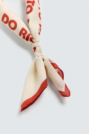 TEXT PRINT BANDANA - Image 5