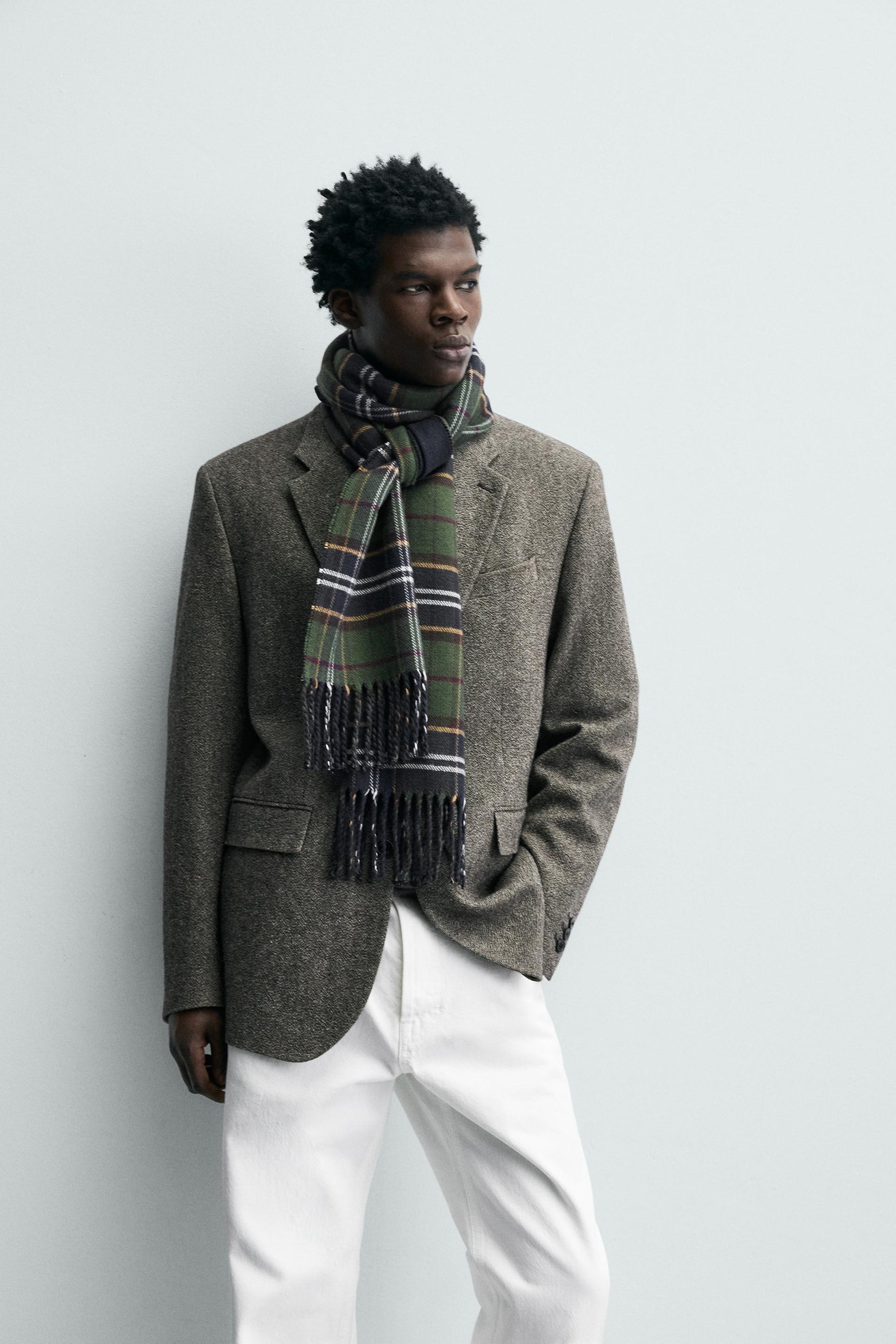COMBINED CHECK SCARF - Image 1