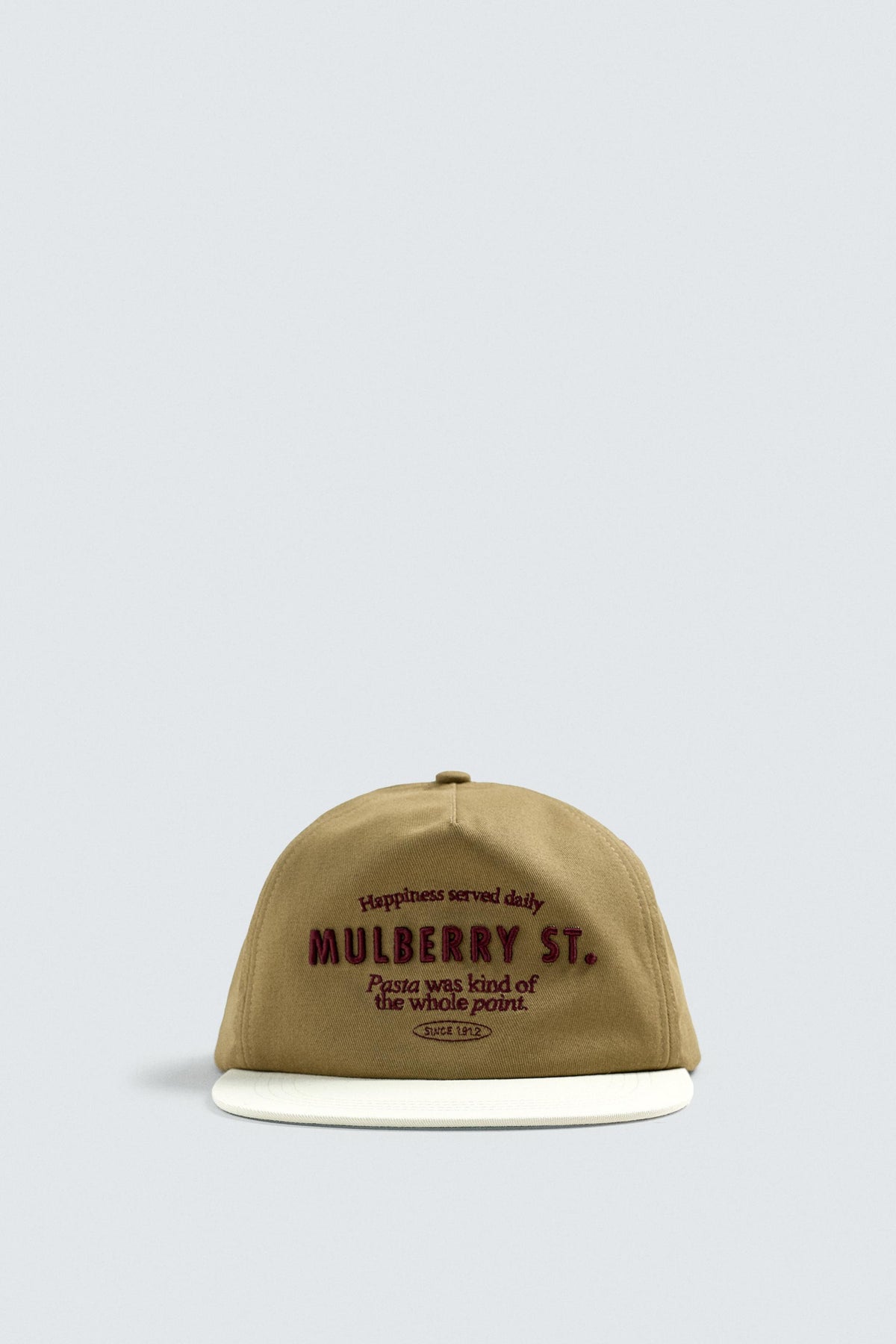 EMBROIDERED FLAT PEAK CAP - Image 2