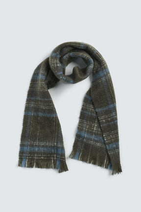 BRUSHED CHECK SCARF - Image 4