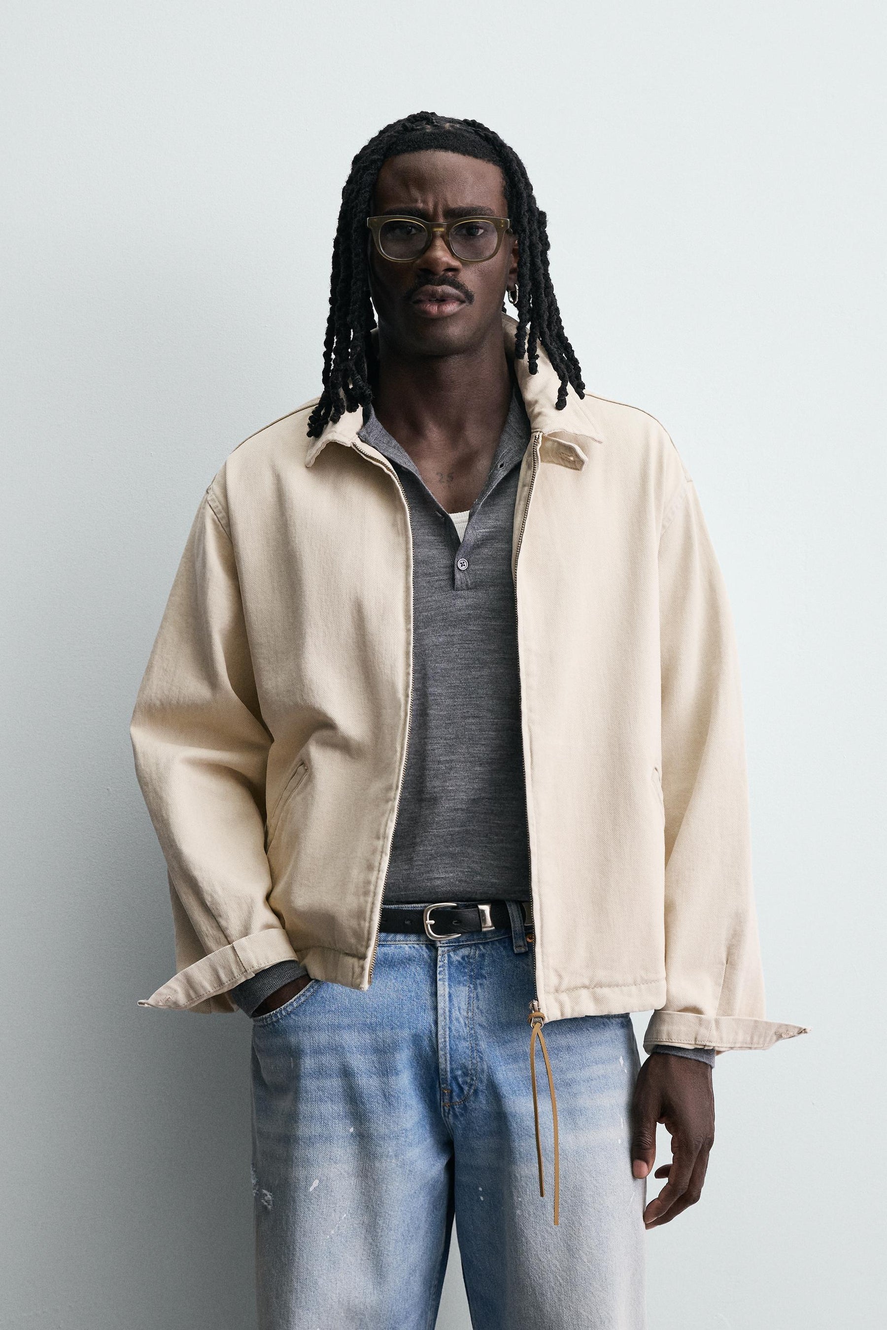 DENIM ZIP-UP JACKET - Image 2