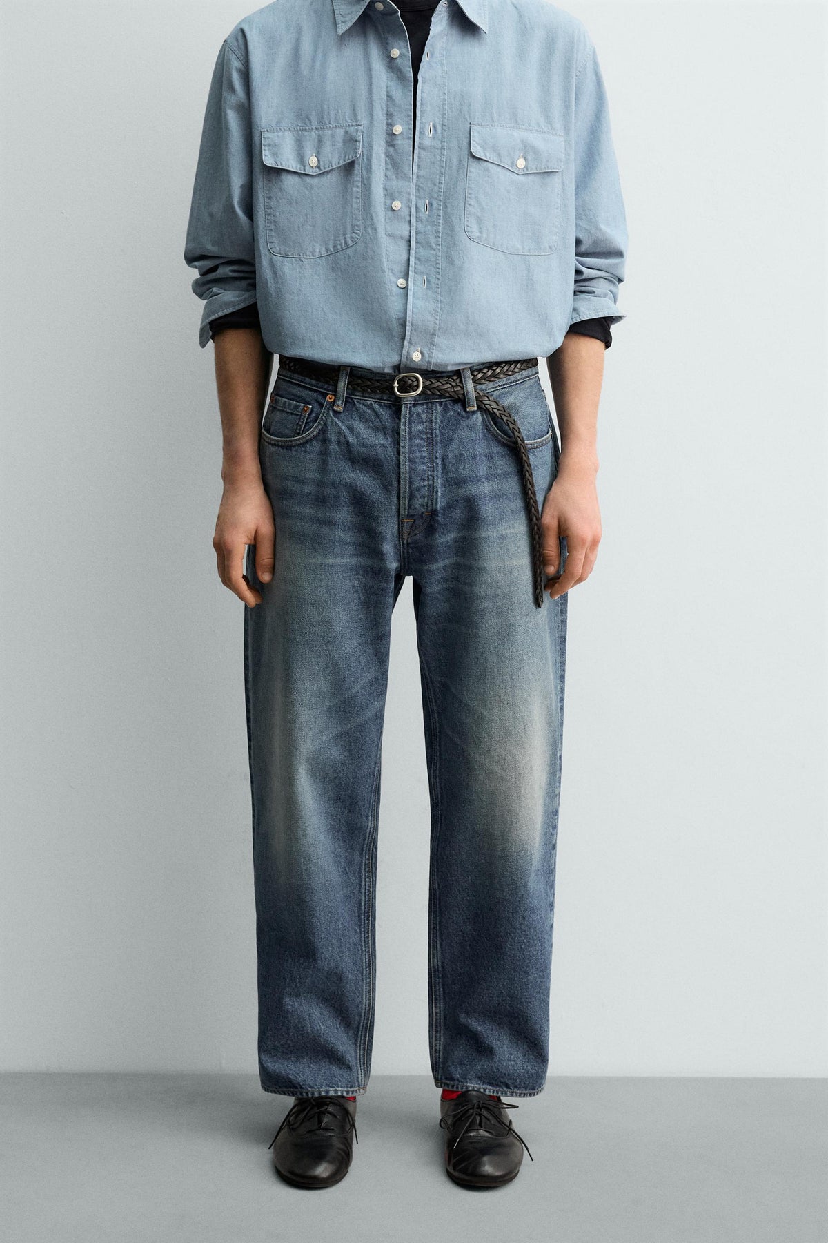 AARON LEVINE X RELAXED STRAIGHT-LEG JEANS - Image 2
