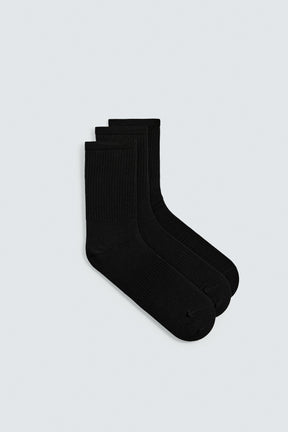 3-PACK OF BASIC RIBBED SOCKS - Image 2