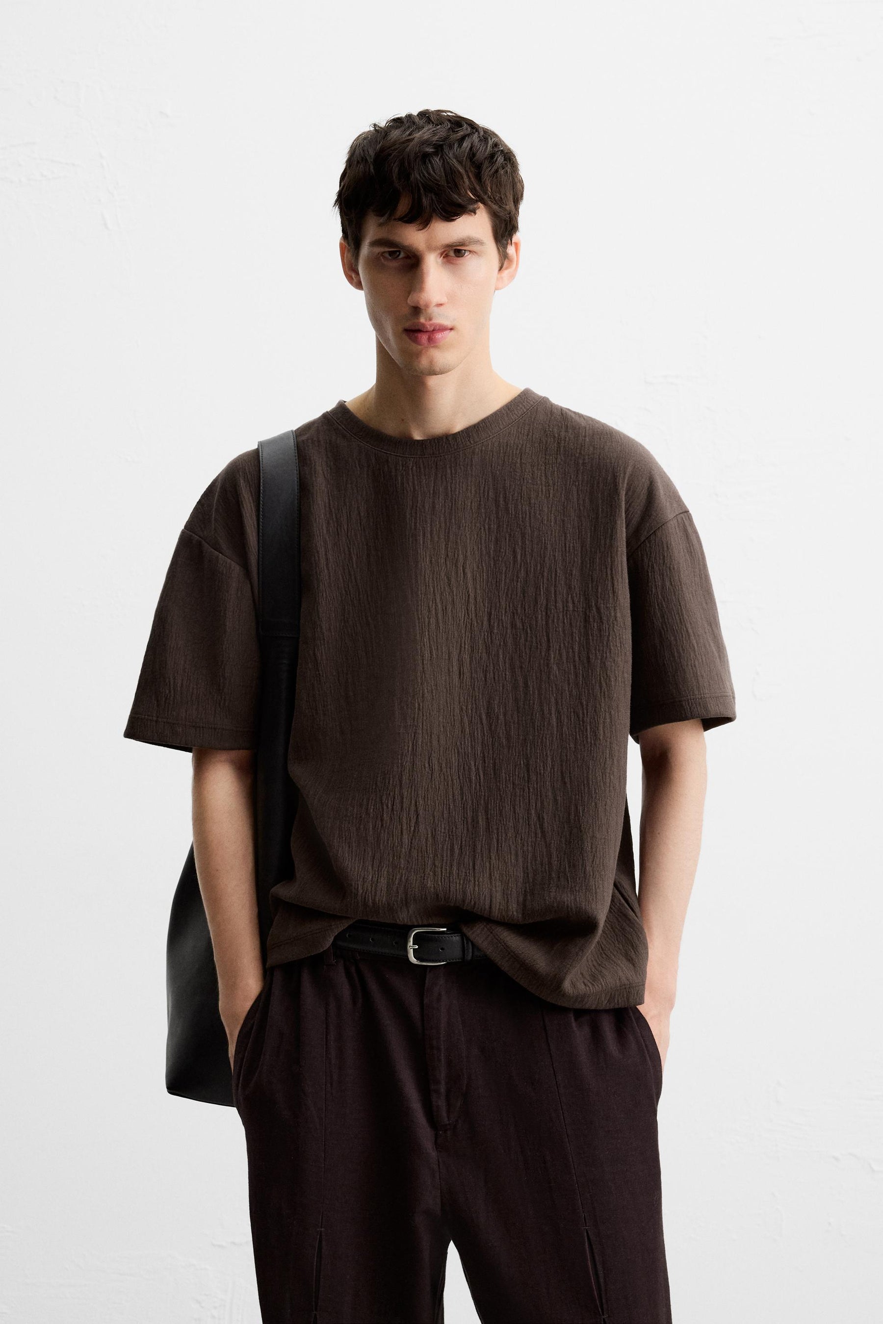 TEXTURED RELAXED FIT T-SHIRT - Image 2